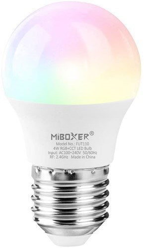 Miboxer RGB-CCT LED E27 Bullet 4W RF 2,4g - led0216
