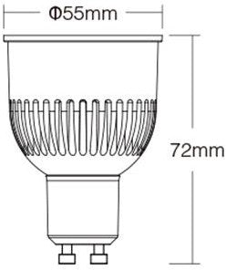Miboxer rgb-cct led gu10 6w rf 2,4g - led0211