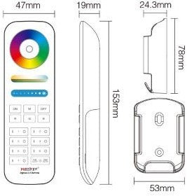 Miboxer Zigbee RGB-CCT-Fernbedienung 7 Zonen – led0272
