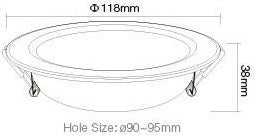Miboxer Zigbee RGB-CCT LED-Downlight 6 W – led0278