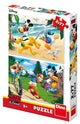 Disney Puzzle Mickey Mouse und Freunde 2 x 77 Stücke