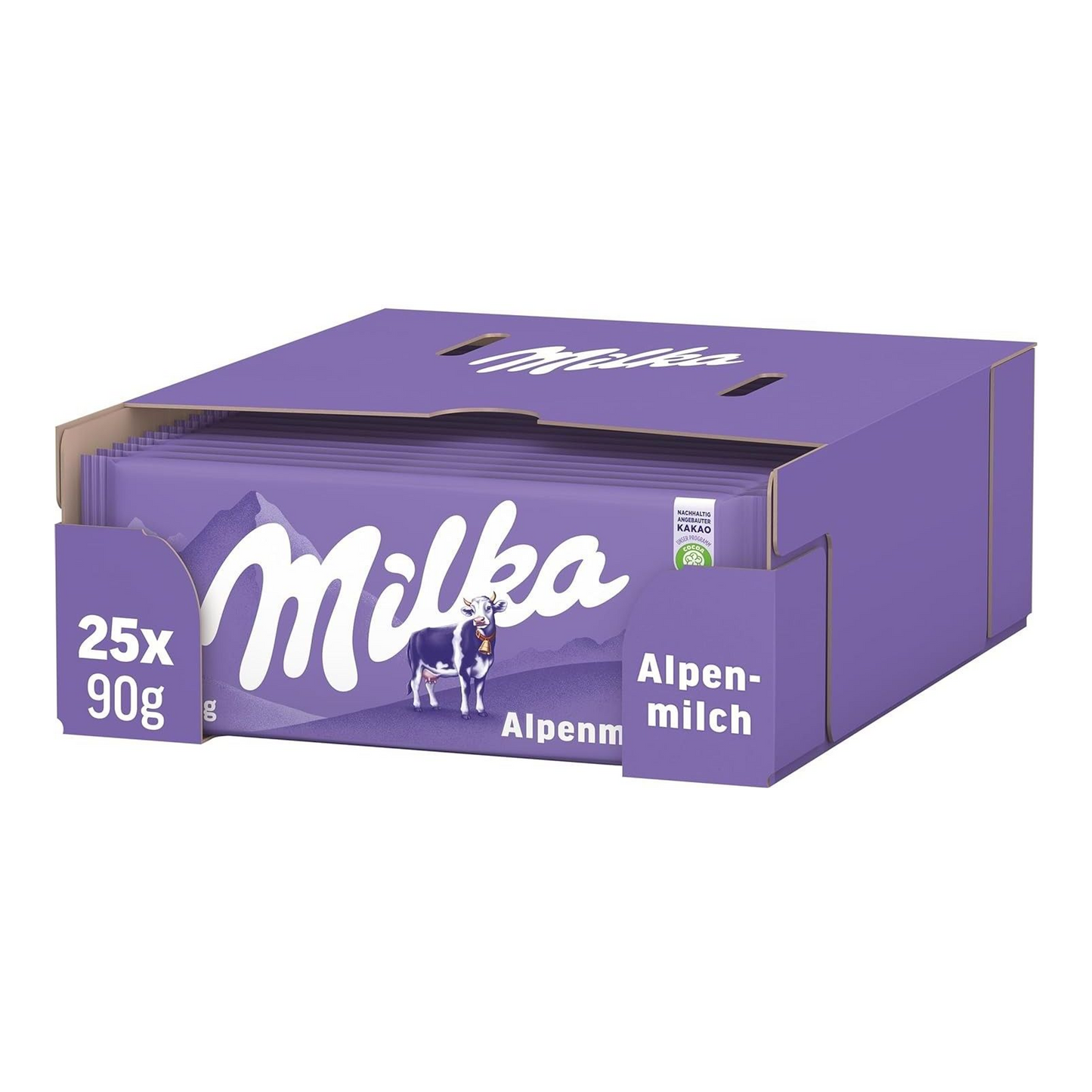Milka Alpenmilch Flowpack (25x 90gr)