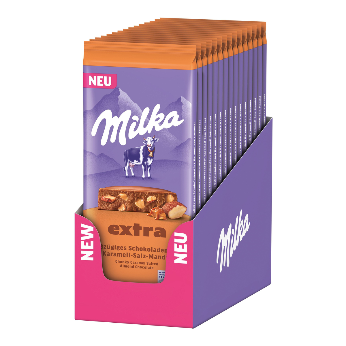 Milka extra gesalzenes Mandelkaramell (14x 190g)