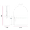 Milchkuss Nächstes Level Vibes Schoolbag Girls 13,5 Liter hellrosa