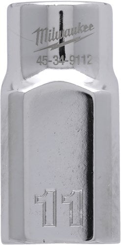 Milwaukee Zubehör 1 2 metrischer Steckschlüsseleinsatz – 11 mm – 4932480009