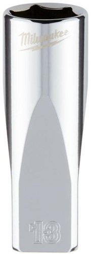 Milwaukee-Zubehör 1 4 Ratschen-Stecknuss, metrisch lang – 13 mm – 4932478333