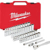 Milwaukee Zubehör 1 4" Ratschen- und Steckschlüsselsatz | metrisch | 50-teilig - 4932464944