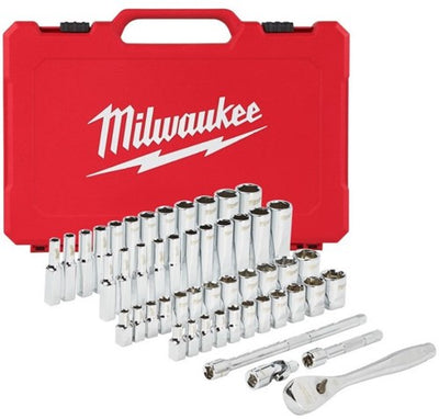 Milwaukee Zubehör 1 4" Ratschen- und Steckschlüsselsatz | metrisch | 50-teilig - 4932464944