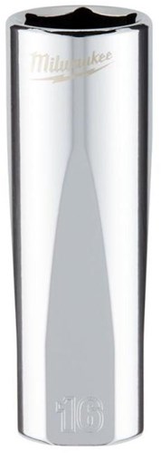 Milwaukee Zubehör 3 8 Ratschen-Stecknuss, metrisch lang – 16 mm – 4932478360