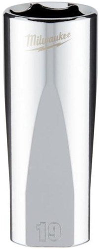 Milwaukee Zubehör 3 8 Ratschen-Stecknuss, metrisch lang – 19 mm – 4932478363