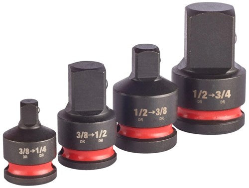 Milwaukee Zubehör-Adapter Shockwave Sechskant-Set, 4-teilig – 4932480356