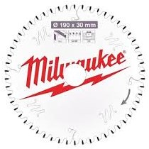 Milwaukee Zubehör Kreissägeblatt 190 x 30 mm (54 Zähne) – 4932471303