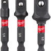 Milwaukee Zubehör Steckdosenadapter Shockwave Set-3-teilig – 4932479228