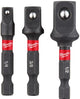 Milwaukee Zubehör Steckdosenadapter Shockwave Set-3-teilig – 4932479228