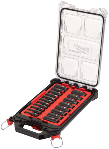 Imp Milwaukee Zubehör-Steckschlüsselsatz Packout™ Shockwave™ Act Duty (19-teilig) – 4932480946