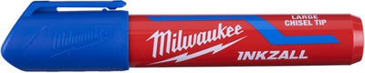 Milwaukee Zubehör Inkzall Blue L Meißelpunktmarkierung | 12 Stück - 4932471557