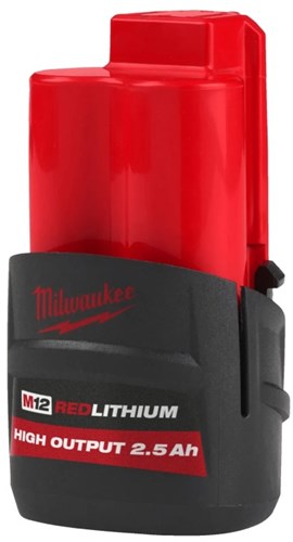 Milwaukee Zubehör M12 HB2,5 | hohe Leistung | 2,5-Ah-Batterie | 12 V – 4932480164