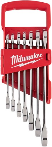 Milwaukee Zubehör Max Bite 7-teilige zöllige Ratsche – Maulschlüsselsatz – 4932464995