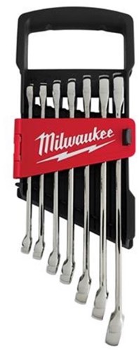 Milwaukee Zubehör Max Bite | Metrisches Ratschen-Maulschlüssel-Set | 7-teilig - 4932464993