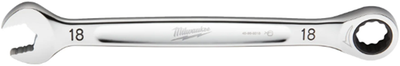 Milwaukee Zubehör Maxbite Ratschenschlüssel metrisch 18 mm – 1 Stück – 4932471511