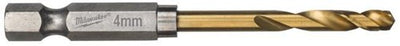 Milwaukee Zubehör Metallbohrer Shockwave HSS-G Ti. 4 mm – 2 Stück – 48894708