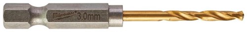 Milwaukee Zubehör Metallbohrer Swave HSS-G Ti. 3 mm – 10 Stück – 4932478176