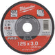Milwaukee Zubehör Metalltrennscheibe SC41 125 x 3 mm Pro+ – 25 Stück – 4932451492