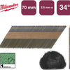 Milwaukee Zubehör Nägel D-Kopf 34° 70mm RS B SC1 | 2.200 Stück - 4932492601