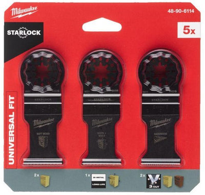 Milwaukee-Zubehör für Starlock | Holzplattenset | 5-teilig - 48906114