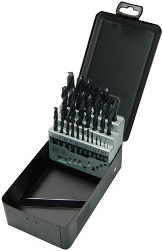 Milwaukee Zubehörset HSS-R Metallbohrer in Metallkassette (25-teilig) – 4932352469