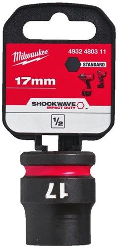 Milwaukee Zubehör Stoßwellenkappe | hex | 1 2 | kurz | 17 mm – 4932480311