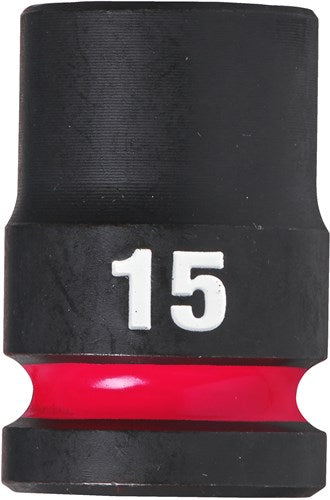Milwaukee Zubehör Stoßwellen-Schlagstecknuss 1 2 kurz 15 mm | 1 Stück - 4932480309