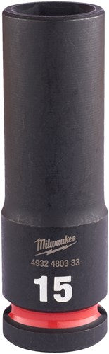Milwaukee Zubehör Stoßwellen-Schlagstecknuss 1 2 lang 15 mm | 1 Stück - 4932480333