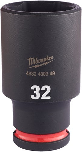 Milwaukee Zubehör Stoßwellen-Schlagstecknuss 1 2 lang 32 mm | 1 Stück - 4932480349