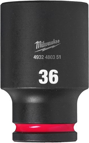 Milwaukee Zubehör Stoßwellen-Schlagstecknuss 1 2 lang 36 mm | 1 Stück - 4932480351