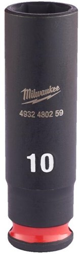 Milwaukee Zubehör Stoßwellen-Schlagstecknuss 1 4 tief 10 mm | 1 Stück - 4932480259