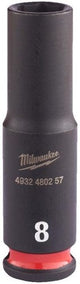 Milwaukee Zubehör Stoßwellen-Schlagstecknuss 1 4 tief 8 mm | 1 Stück - 4932480257