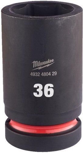 Milwaukee Zubehör Stoßwellen-Schlagstecknuss 1 tief 36 mm | 1 Stück - 4932480429