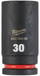 Milwaukee Zubehör Stoßwellen-Schlagstecknuss 3 4 tief 30 mm | 1 Stück - 4932480389