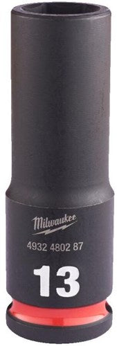Milwaukee Zubehör Stoßwellen-Schlagstecknuss 3 8 tief 13 mm | 1 Stück - 4932480287
