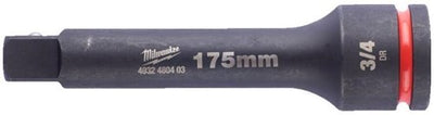 Milwaukee Zubehör Schlagschrauber-Verlängerung Shockwave 3 4 175 mm | 1 Stück - 4932480403