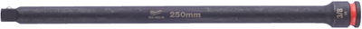 Milwaukee Zubehör Schlagschrauber-Verlängerung Shockwave 3 8 250 mm | 1 Stück - 4932480298