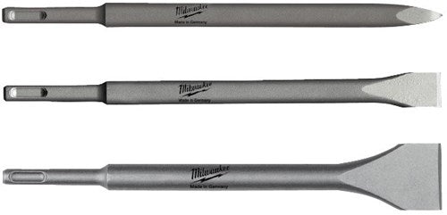 Milwaukee Zubehör Starterset SDS-Plus Meißelset (3-teilig) – 4932430001
