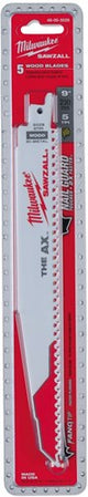 Milwaukee Zubehör für die Axt – Säbelsägeblatt Sägeblatt 230 5 – 3,2 mm (25 Stück) – 48008026