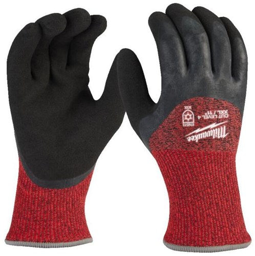 Milwaukee Zubehör Winterarbeitshandschuhe Schneidklasse 4 D -10 XL | 1 Paar - 4932480614