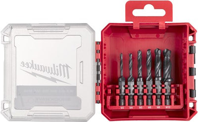 Milwaukee Zubehör Milwaukee Bohrgewindebohrer-Kombination | 1 4 hss-g | Kombibohrer-Gewindebohrer-Set – 4932498267