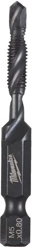 Milwaukee Zubehör Milwaukee Bohrgewindebohrer-Kombination | 1 4 hss-g | m5x57mm - 4932498263