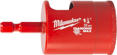 Milwaukee-Bohren | diamant max™ | 1 4 nass trocken | 32 mm 1 4 Sechskant – 4932498352