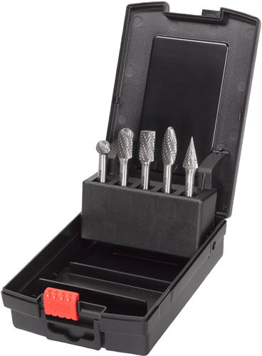 Milwaukee Grate TC 6 x 10 mm Set – 5-teiliges Gratset 10 mm Typ B, C, D, H, M (5-teilig) – 4932493577