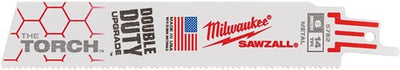 Ty Milwaukee Heavy Du Torch™ Säbelsägeblatt | Brenner 150 mm x 14 TPI | 5 Stück - 48475782